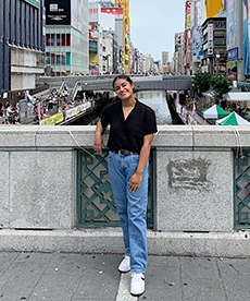 photo of BW student Emily Reyes in Japan